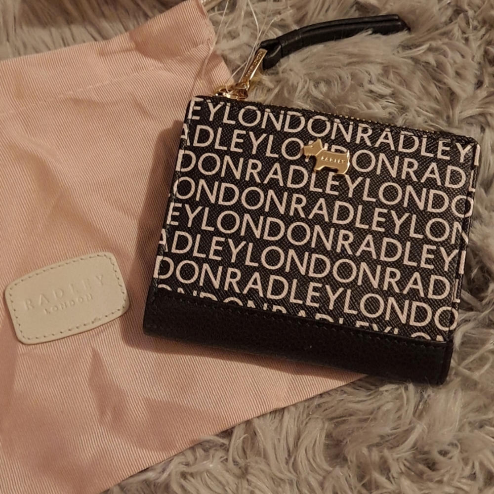 Radley London - Black and White Leather Wallet